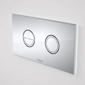 INVISI SERIES II ROUND DUAL FLUSH PLATE & BUTTONS CHROME