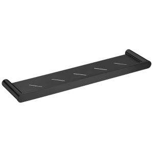 SS RUND SHELF MATT BLACK