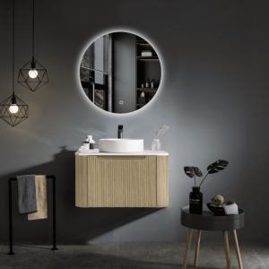 Fluted Rome Wall Hung Vanity 600mm to 1500 Size